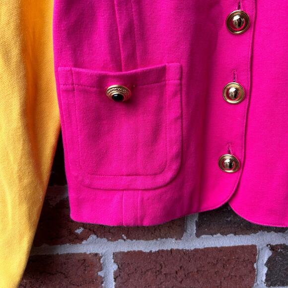 Adrienne Vittadini 2 Piece Vintage Skirt Suit Size 6 - Picture 5 of 8